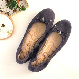 Sam Edelman blue navy suede flats size 7.5